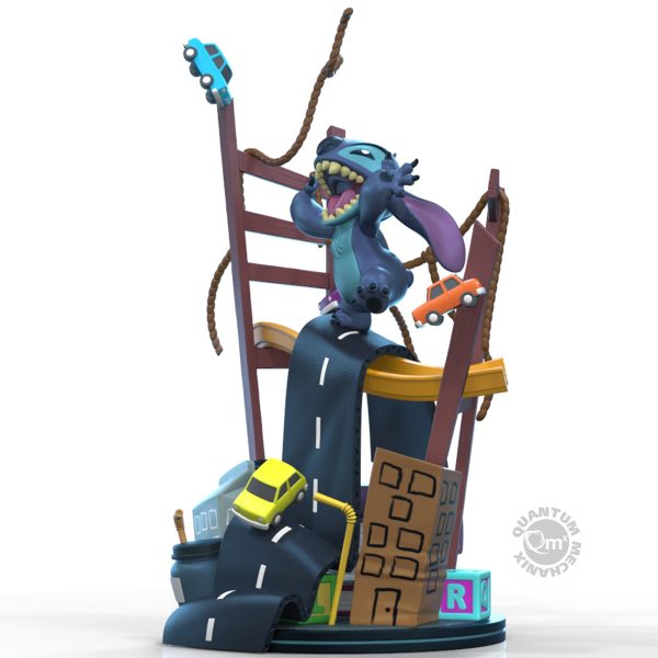 Quantum Mechanix Stitch Visits San Francisco Q-Fig Max Elite Figure Online Sale