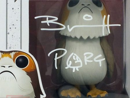 Porg #198 - Star Wars: The Last Jedi Funko Pop! Figure Signed By Brian Herring Discount