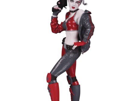 DC Collectibles Harley Quinn Red White & Black Joshua Middleton Statue Hot on Sale