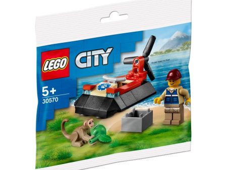 Lego 30570 City Wildlife Rescue Hovercraft Polybag Online now